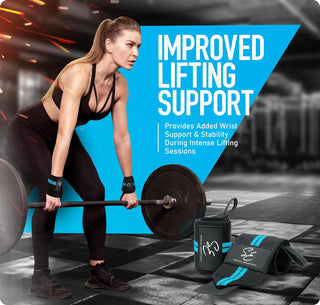 Special Essentials 18" Weightlifting Wrist Wraps for Men & Women Stiff Fit or Flexible Fit