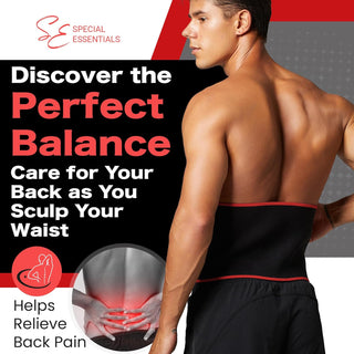 Special Essentials Waist Trimmer for Women & Men Adjustable Sweat Band Waist Trainer