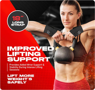 Special Essentials 18" Weightlifting Wrist Wraps for Men & Women Stiff Fit or Flexible Fit