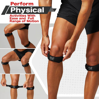 Special Essentials Patellar Tendon Knee Support Strap - Adjustable Brace (2 Pack)