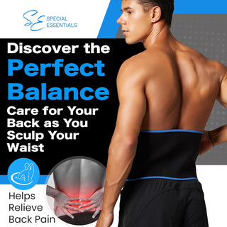 Special Essentials Waist Trimmer for Women & Men Adjustable Sweat Band Waist Trainer