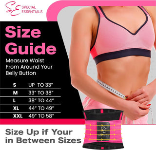 Special Essentials Waist Trainer for Women & Men Adjustable Sweat Band Waist Trimmer