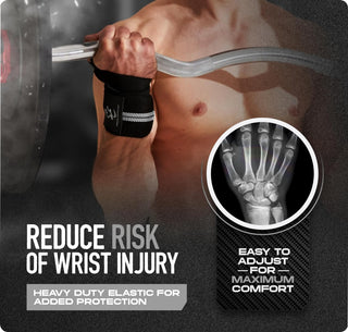 Special Essentials 18" Weightlifting Wrist Wraps for Men & Women Stiff Fit or Flexible Fit