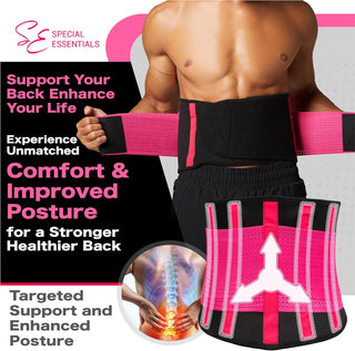 Special Essentials Waist Trainer for Women & Men Adjustable Sweat Band Waist Trimmer