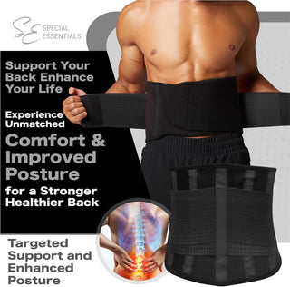 Special Essentials Waist Trainer for Women & Men Adjustable Sweat Band Waist Trimmer
