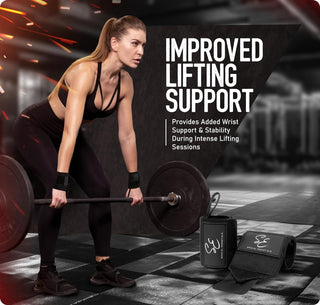 Special Essentials 18" Weightlifting Wrist Wraps for Men & Women Stiff Fit or Flexible Fit