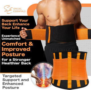 Special Essentials Waist Trainer for Women & Men Adjustable Sweat Band Waist Trimmer
