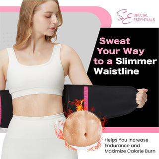 Special Essentials Waist Trainer for Women & Men Adjustable Sweat Band Waist Trimmer