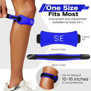 Special Essentials Patellar Tendon Knee Support Strap - Adjustable Brace (2 Pack)