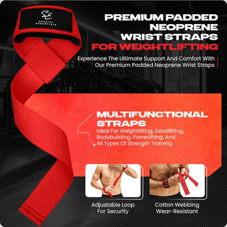 Special Essentials Wrist Straps Adjustable Gym Lifting Straps for Weightlifting for Men and Women
