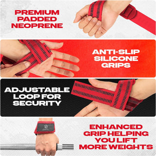 Special Essentials Wrist Straps with Anti Slip Silicone Grip for Men and Women