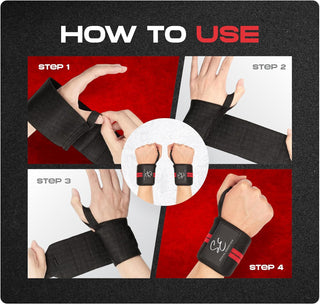 Special Essentials 18" Weightlifting Wrist Wraps for Men & Women Stiff Fit or Flexible Fit